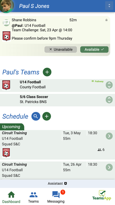 TeamsApp screenshot 2
