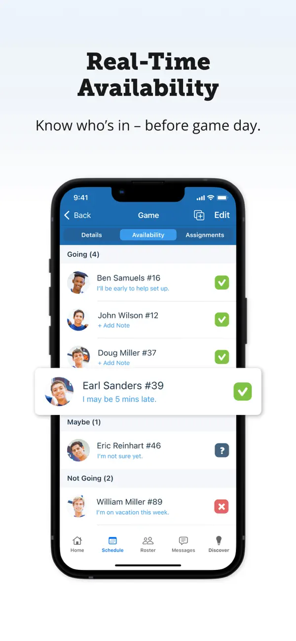 TeamSnap screenshot 3