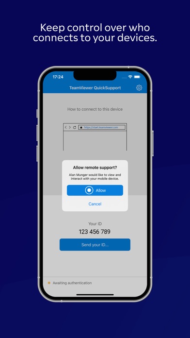 TeamViewer QuickSupport screenshot 2