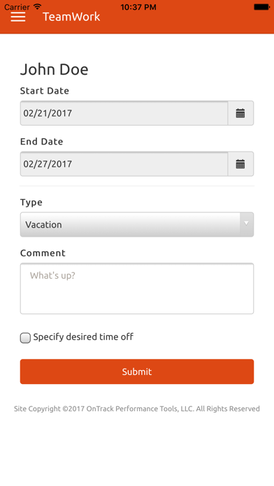 TeamWork OnTrack screenshot 1
