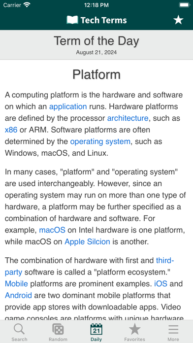 Tech Terms screenshot 3