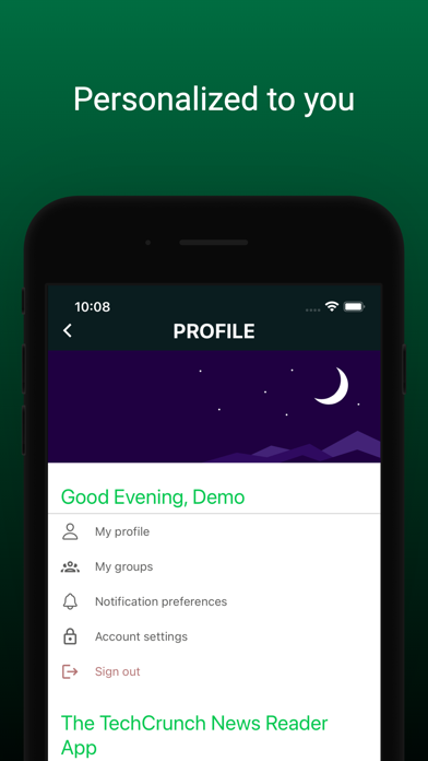 TechCrunch News Reader screenshot 1