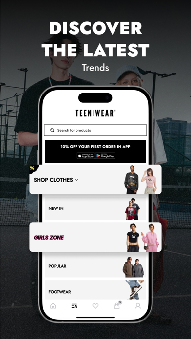 TEENWEAR - Shop Streetwear screenshot 2