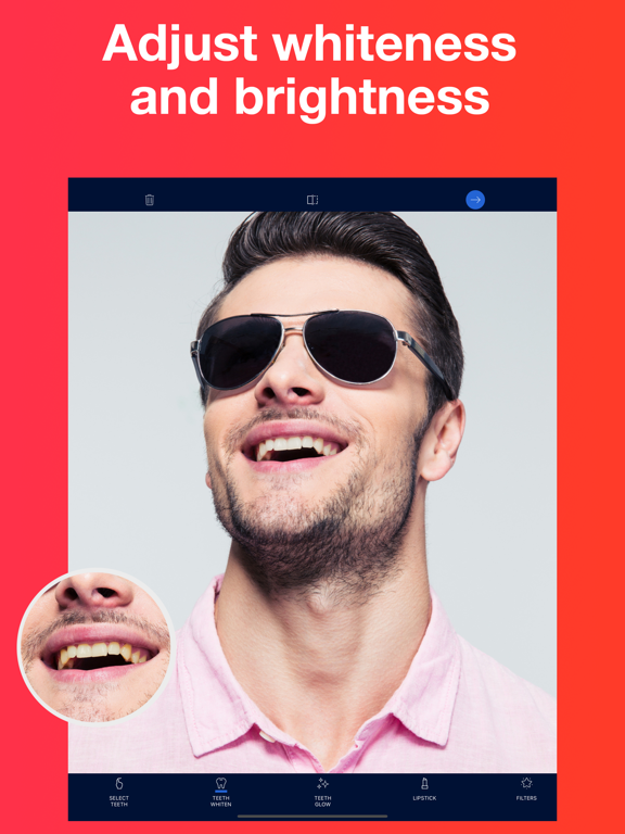 Teeth Whitener AI Photo Editor screenshot 1