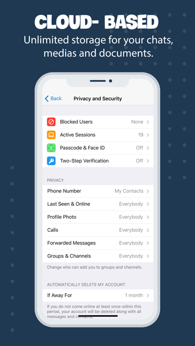 Tele Messenger Chat Secure screenshot 2
