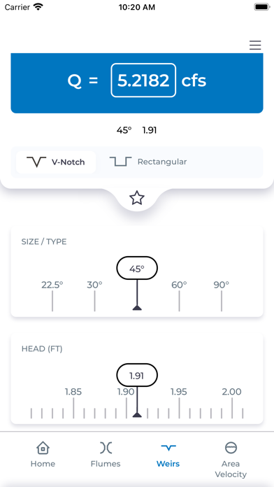 TELEDYNE ISCO FlowCalc screenshot 1