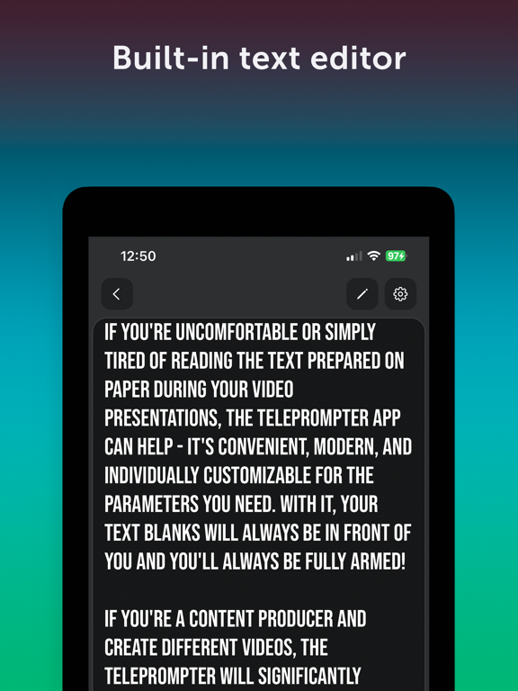 Teleprompter Automatic screenshot 3