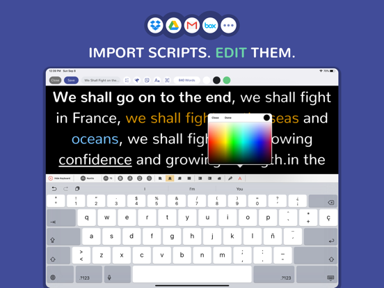 Teleprompter by Prof. Hornet screenshot 7
