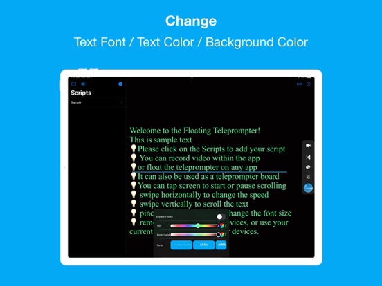 Teleprompter: Floating Notes screenshot 5