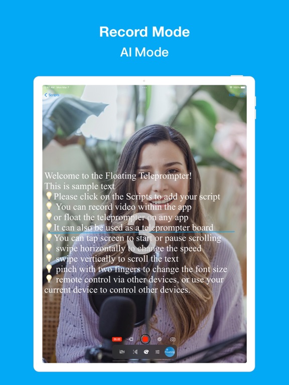 Teleprompter: Floating Notes screenshot 9