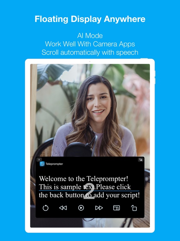 Teleprompter: Floating Notes screenshot 10