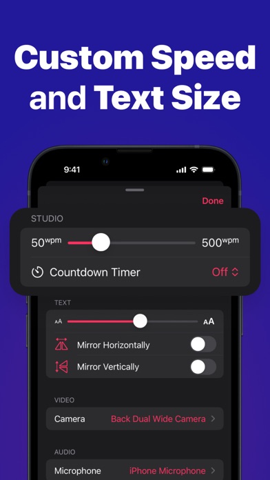 Teleprompter for Video Pro screenshot 5