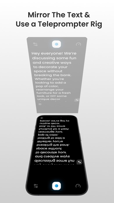 Teleprompter Video Recording ° screenshot 2