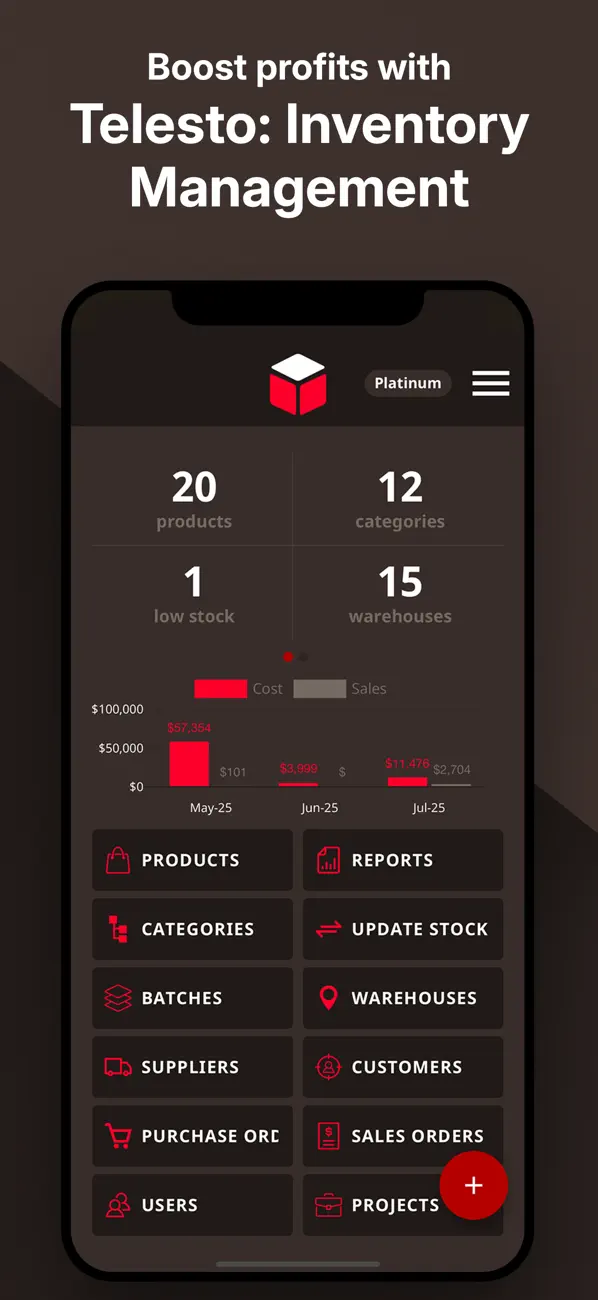 Telesto: Inventory Management screenshot 6