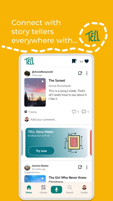 TELL - A world of stories screenshot 1