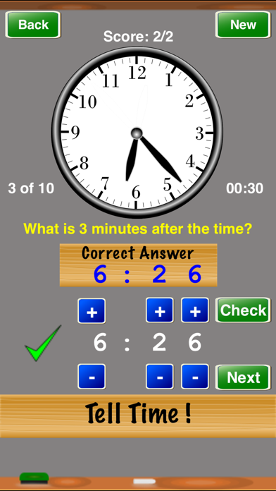 Tell Time ! ! screenshot 2