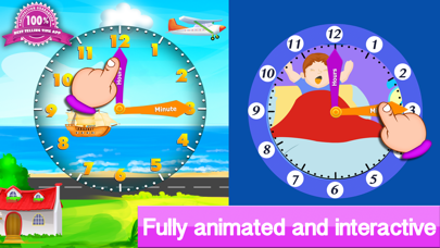Telling the time - Teaching telling time with interactive clocks and fun games screenshot 2