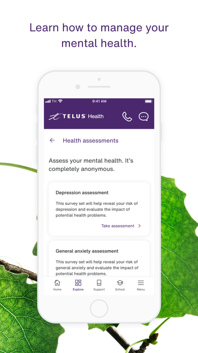 TELUS Health Student Support screenshot 2
