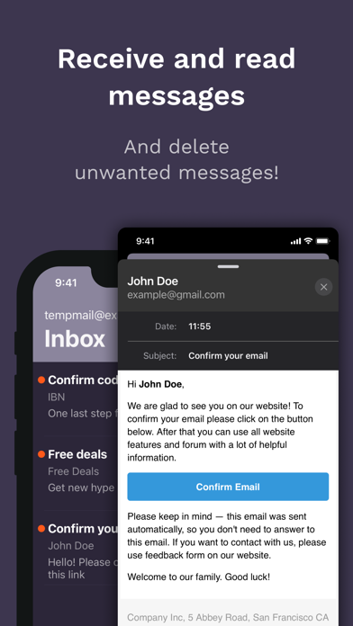 Temp Mail by temp-mail.io screenshot 1