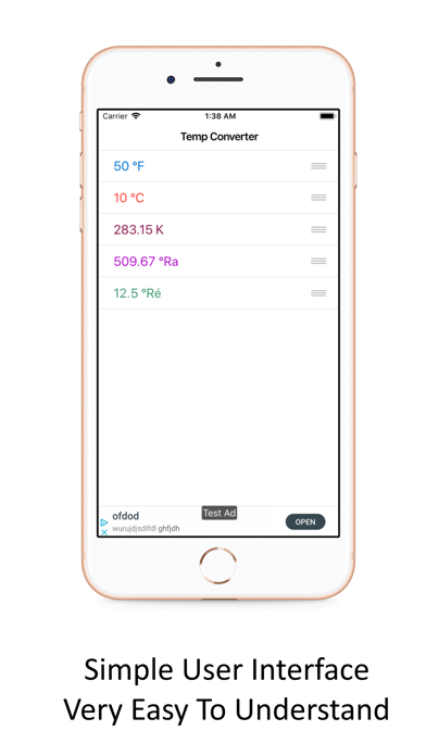 Temperature Converter °C °F K screenshot 3