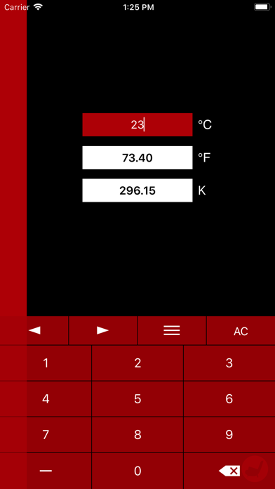 Temperature Converter Classic screenshot 1
