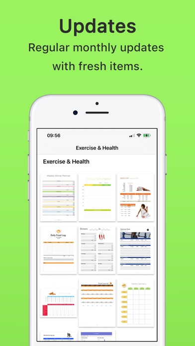 Templates for Numbers - DesiGN screenshot 1