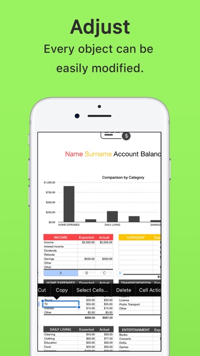 Templates for Numbers - DesiGN screenshot 3