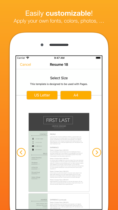 Templates for Pages (Nobody) screenshot 2