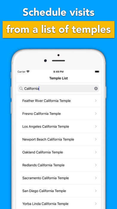 Temple Appointment Scheduling screenshot 4