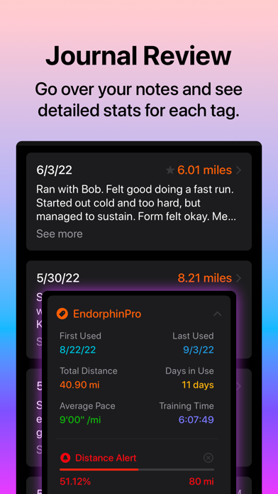 Tempo: Run Log & Insights screenshot 1