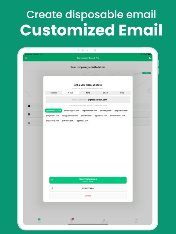 Temporary Email Pro screenshot 2