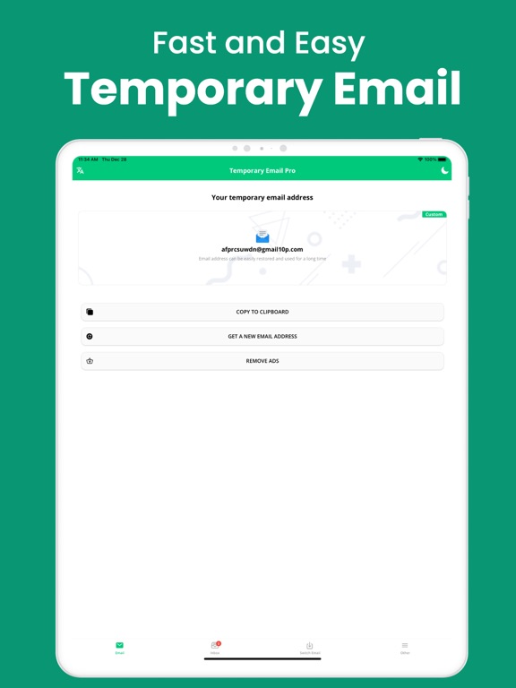 Temporary Email Pro screenshot 3