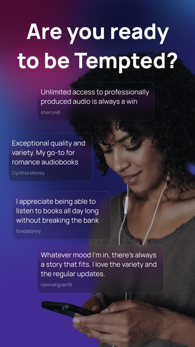 Tempt: Romance Audiobooks screenshot 1