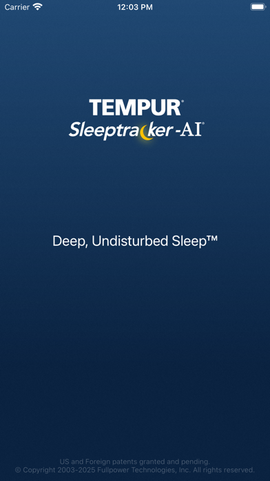 Tempur® Sleeptracker-AI® screenshot 1