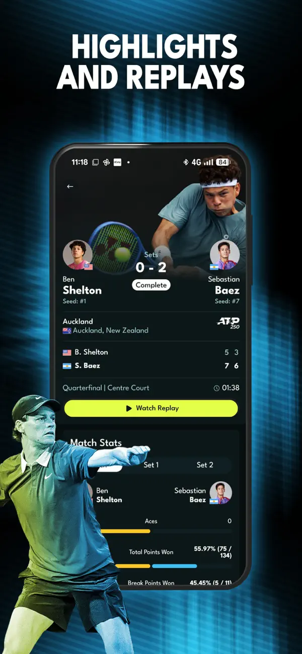 Tennis TV - Live Streaming screenshot 2