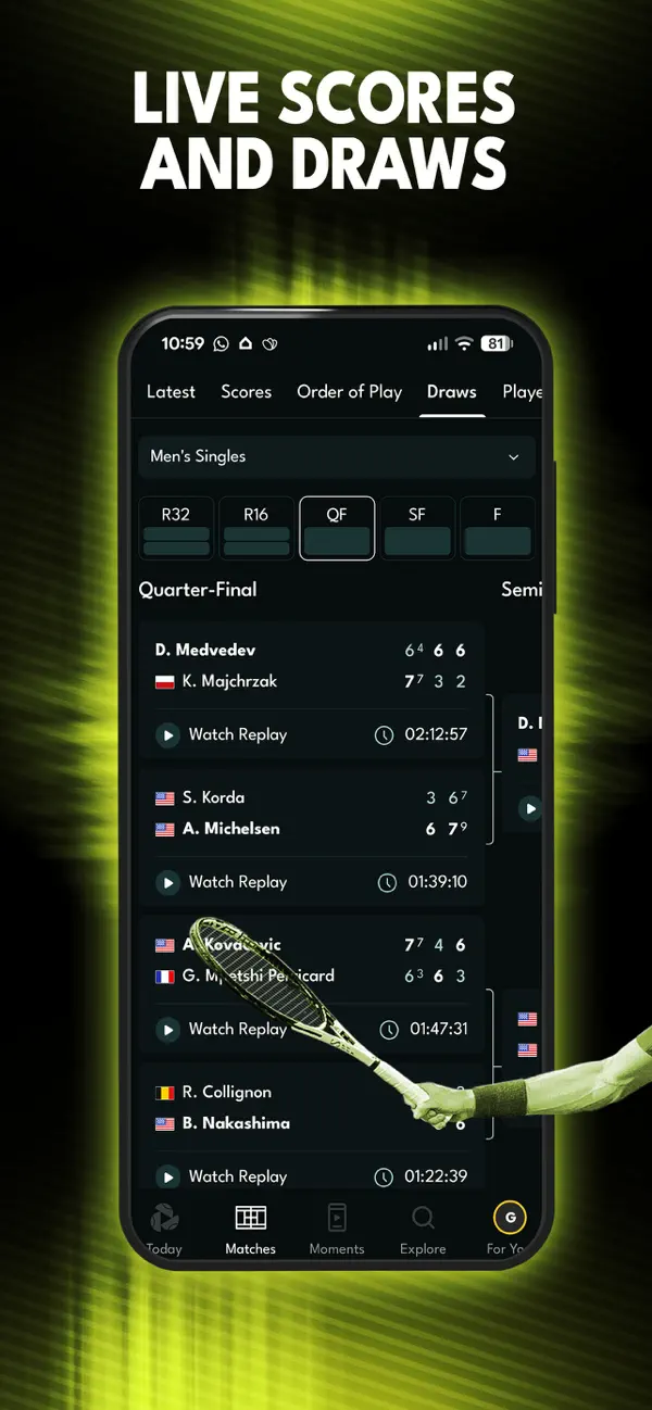 Tennis TV - Live Streaming screenshot 3