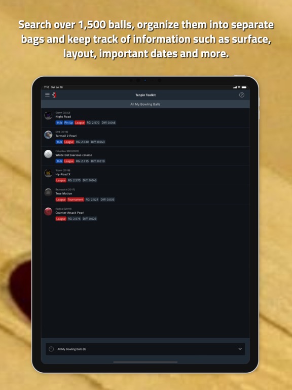 Tenpin Toolkit: Bowling Tools screenshot 6