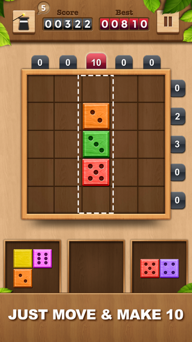 TENX - Wooden Number Puzzle screenshot 5