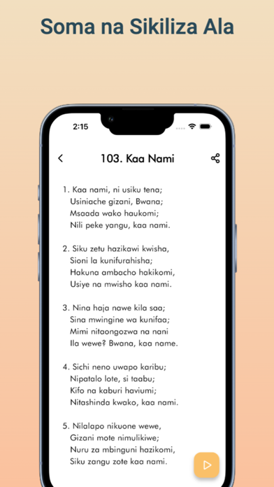 Tenzi za Rohoni screenshot 4