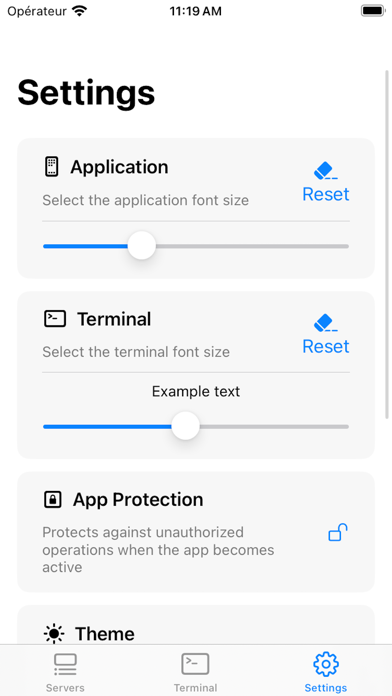 Terminal# screenshot 1