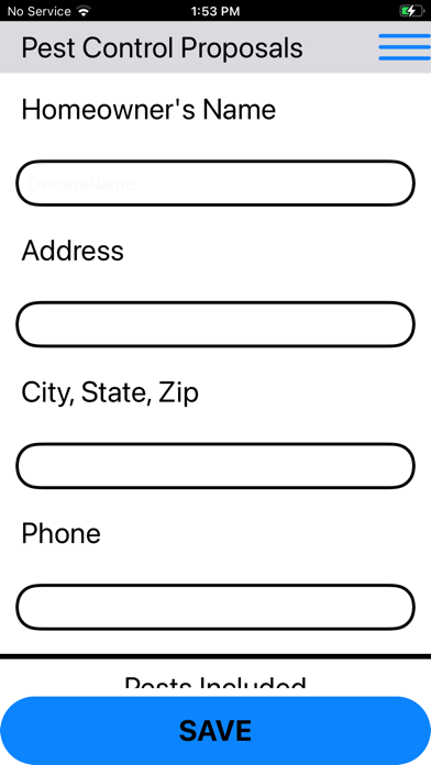 Termite & Pest Proposals screenshot 2