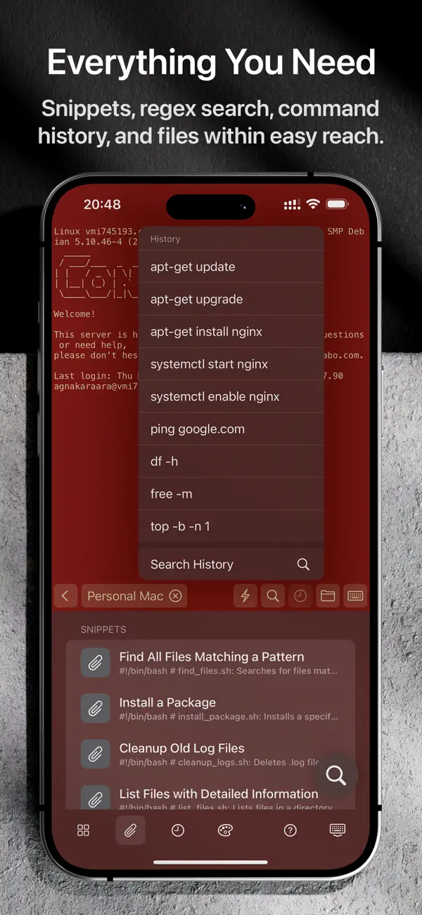Termix: SSH Client & Terminal screenshot 2