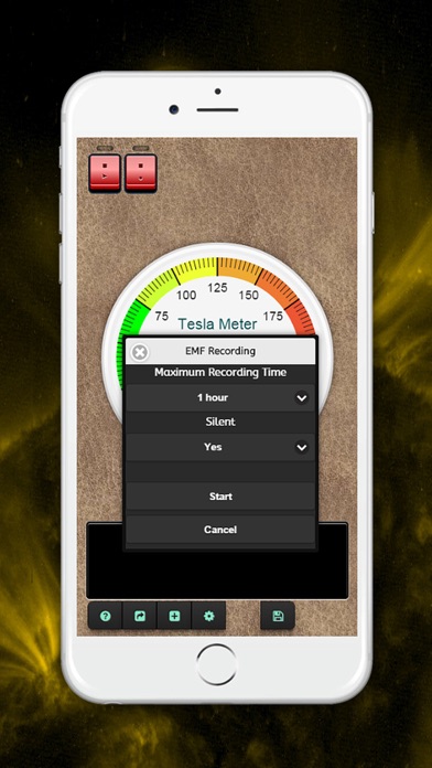 Tesla - Metal detector and Magnetic field recorder screenshot 2