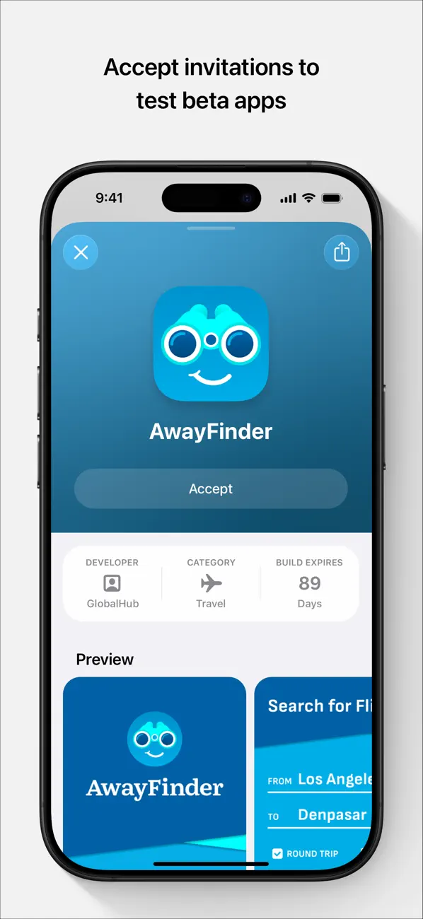 TestFlight screenshot 4