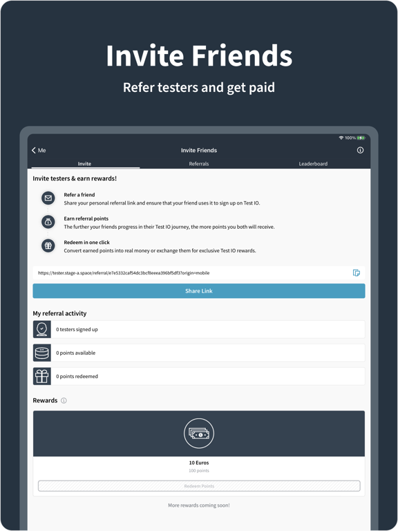 testNow - Crowdtesting screenshot 1