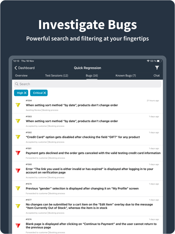 testNow - Crowdtesting screenshot 3