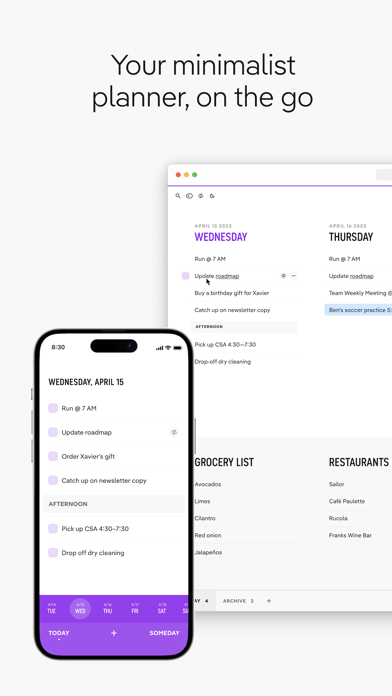 TeuxDeux Daily Checklist To Do screenshot 4