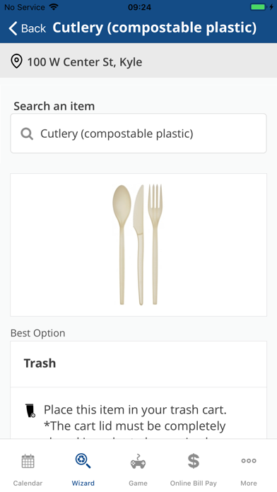 Texas Disposal Waste Wizard screenshot 1