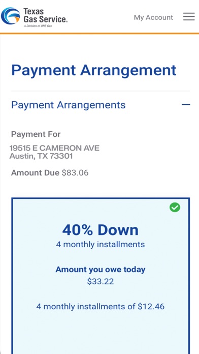 Texas Gas Service screenshot 2