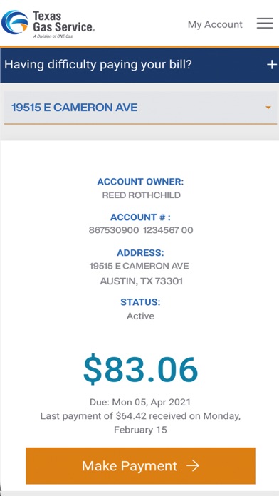 Texas Gas Service screenshot 4